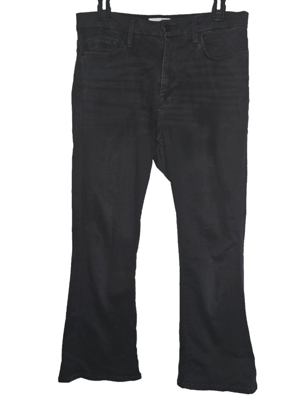 Frame Denim Le‎ Crop Mini Boot Black Crop Boot-Cut Jeans Womens 30 High Rise